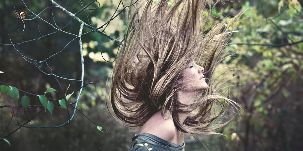 Woman Shaking Her Hair Woman Shaking Her Hair